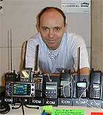 Mr. Icom himself - Wolfgang Wndsch frn Swedish Radio Supply AB.