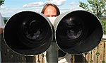 Karl-Arne kollar in några antenner i närheten av Tossebergsklätten.
