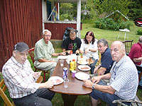 Mat! Ingemar Carlson, Bo Gustavsson, Thomas Tevemark, Margareta Tevemark, Jan-Erik Jrlebark och Lennart Grone.