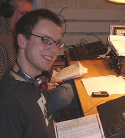 Förstagångsbesökaren Eric Söderman hade en fullt upp med att logga nya stationer.