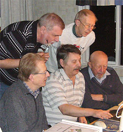 Lennart Weirell visade bilder från Parkalompolo och andra DX-relaterade händelser.